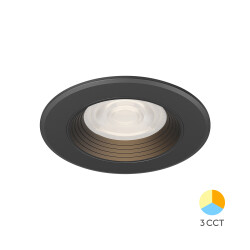 BRY-G6 D115-12W-RND-BLC/BLC-3IN1-IP20-LED SPOTLIGHT - 