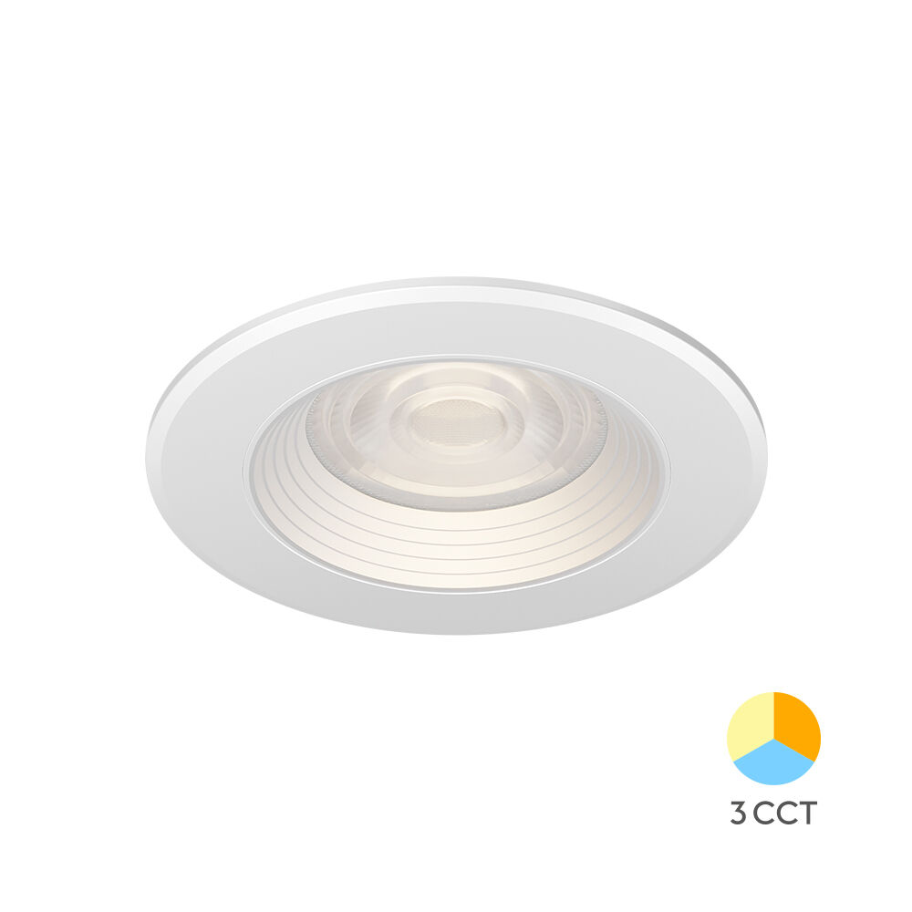 BRY-G6 D115-12W-RND-WHT/WHT-3IN1-IP20-LED SPOTLIGHT - 1