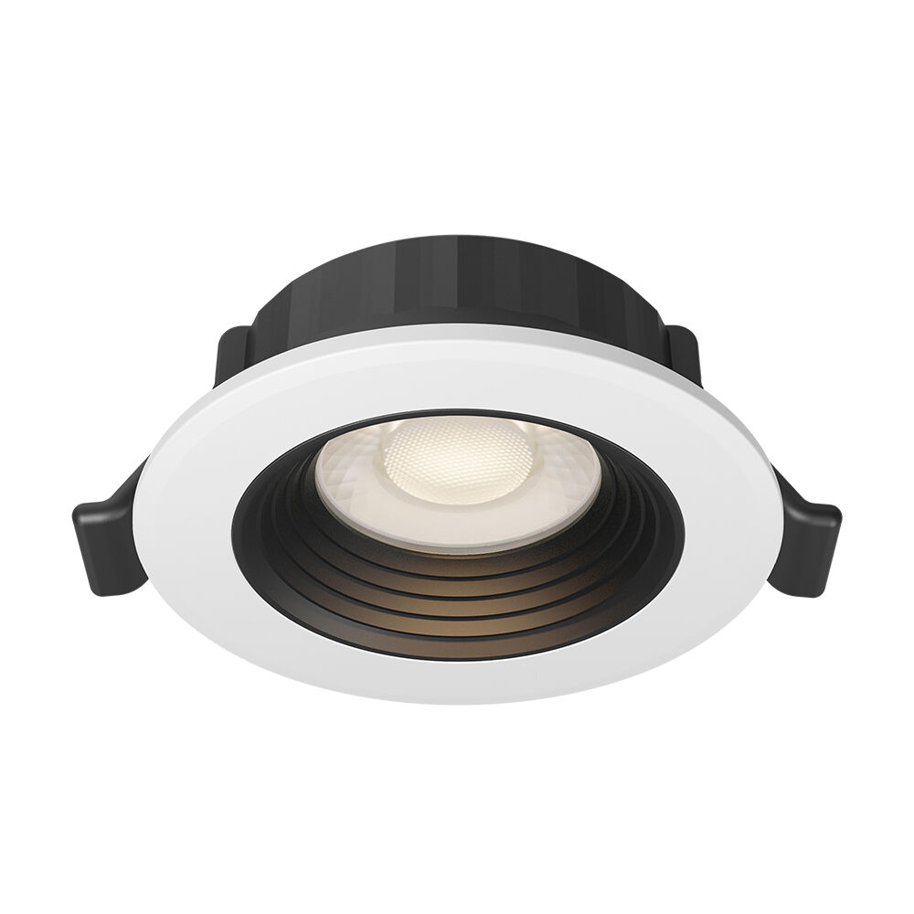 BRY-G6 D85-6.5W-RND-WHT/BLC-3IN1-IP20-LED SPOTLIGHT - 3