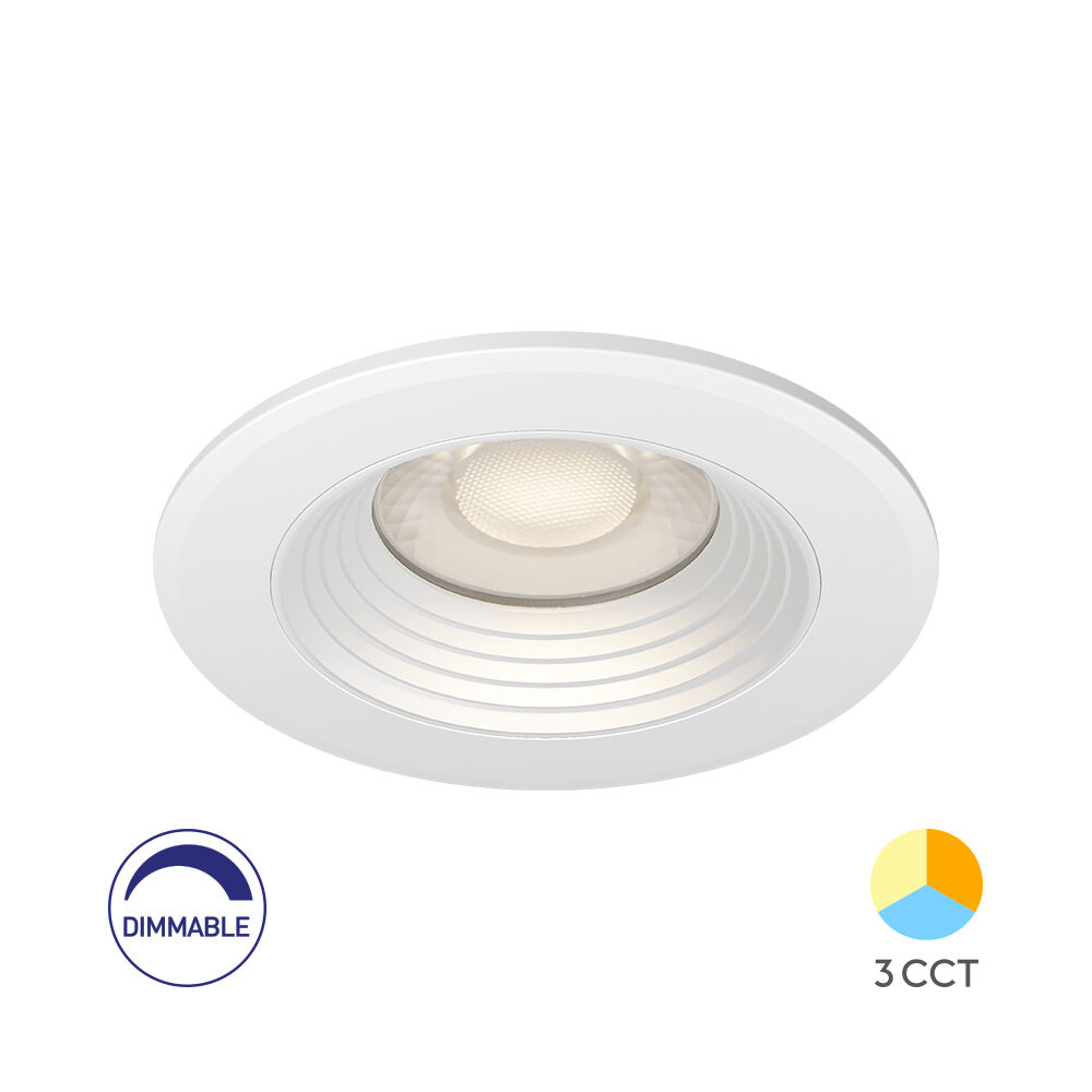 BRY-G6 D85-6.5W-RND-WHT/WHT-DIM-3IN1-IP20-LED SPOT - 1
