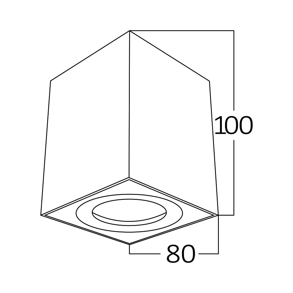BRY-GAMA-8010-SQR-BLC-GU10-SPOTLIGHT - 6
