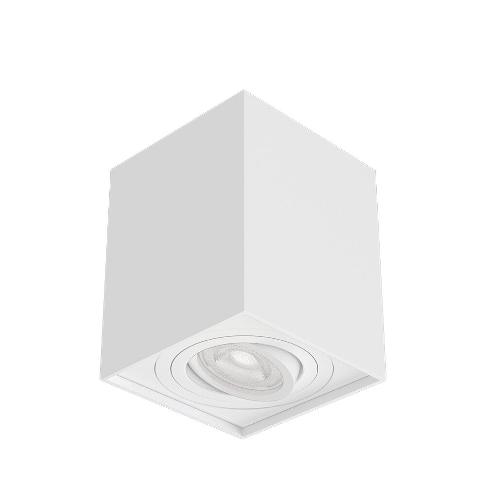 BRY-GAMA-8010-SQR-WHT-GU10-SPOTLIGHT - 1