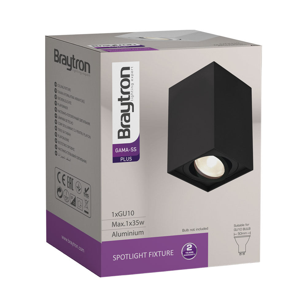 BRY-GAMA-9412-SQR-BLC-GU10-SPOTLIGHT - 5