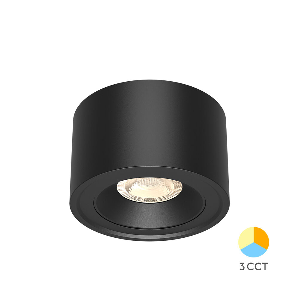 BRY-GATA-SR-1D-10W-3IN1-RND-BLC-BLC-SPOTLIGHT - 1