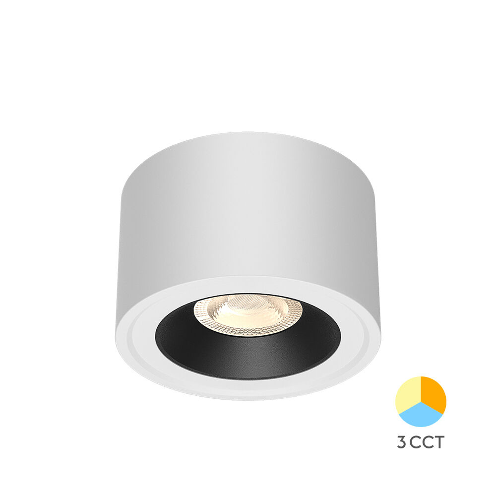 BRY-GATA-SR-1D-10W-3IN1-RND-WHT-BLC-SPOTLIGHT - 1