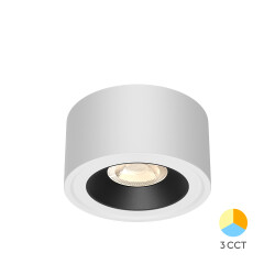 BRY-GATA-SR-1D-10W-3IN1-RND-WHT-BLC-SPOTLIGHT - 