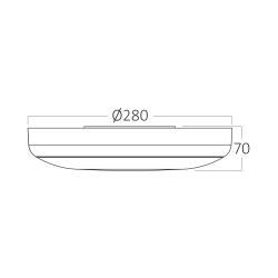 BRY-GRANDE-RND-20W-5IN1-SNS-IP54-CEILING LIGHT - 6