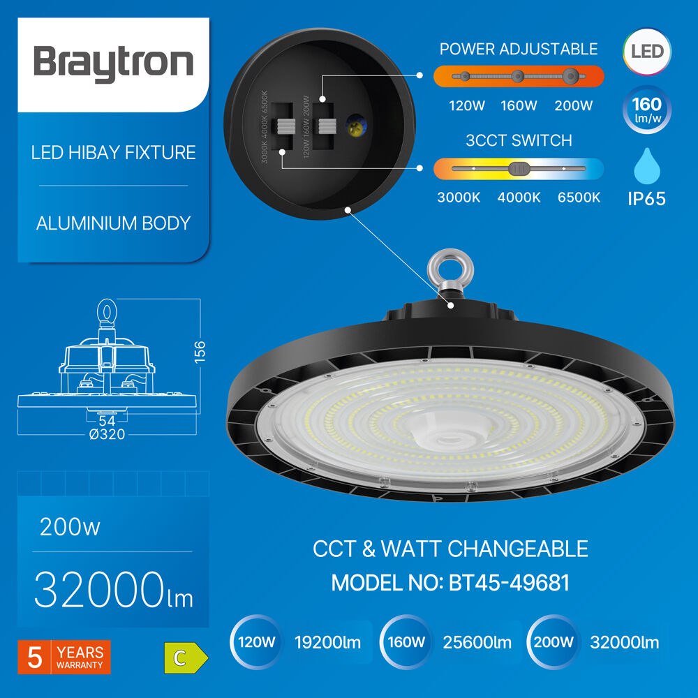 BRY-HIBAY-ESP-200W-BLC-3IN1-3WT-IP65-LED HIBAY - 3