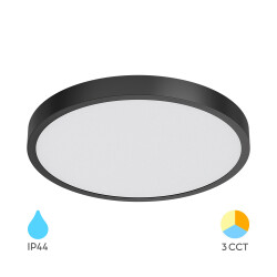 BRY-JADE-F-RND-20W-3IN1-BLC-IP44-CEILING LIGHT - 