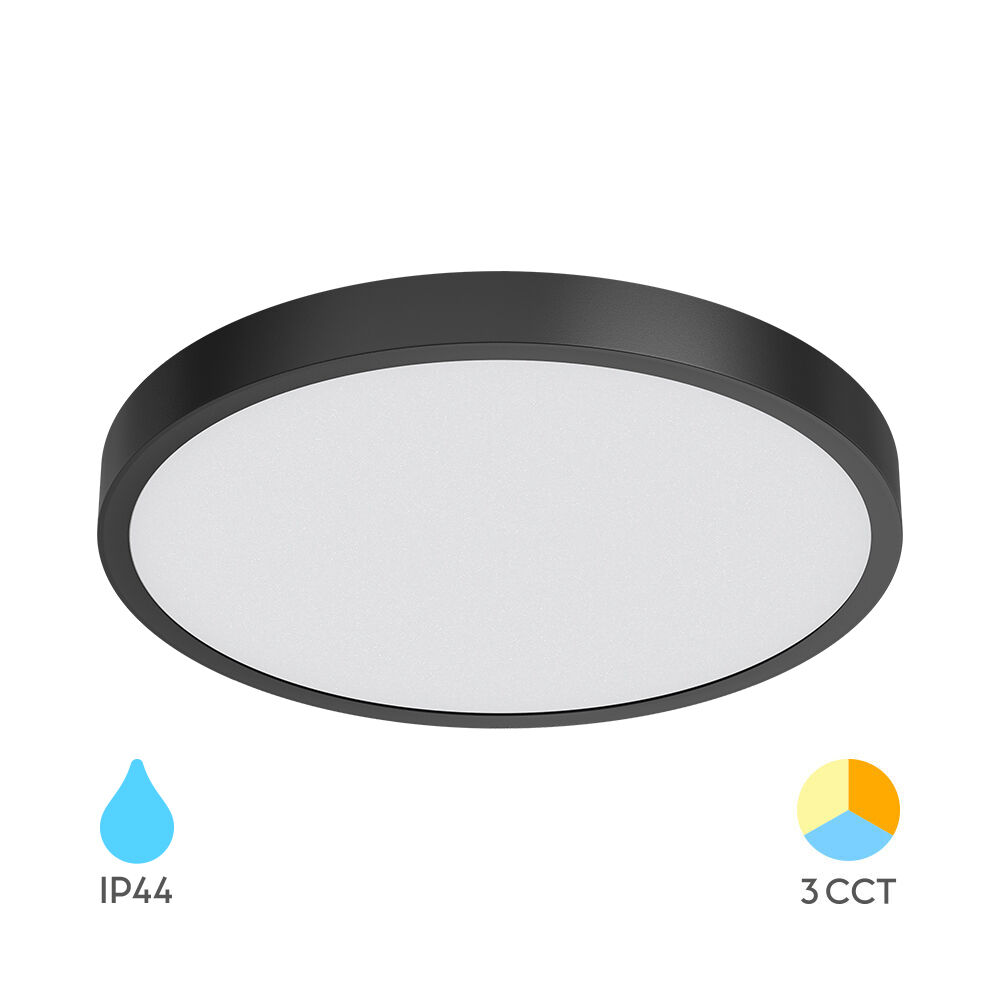 BRY-JADE-F-RND-20W-3IN1-BLC-IP44-CEILING LIGHT - 1
