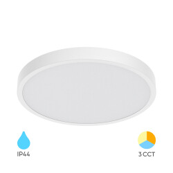 BRY-JADE-F-RND-20W-3IN1-WHT-IP44-CEILING LIGHT - 