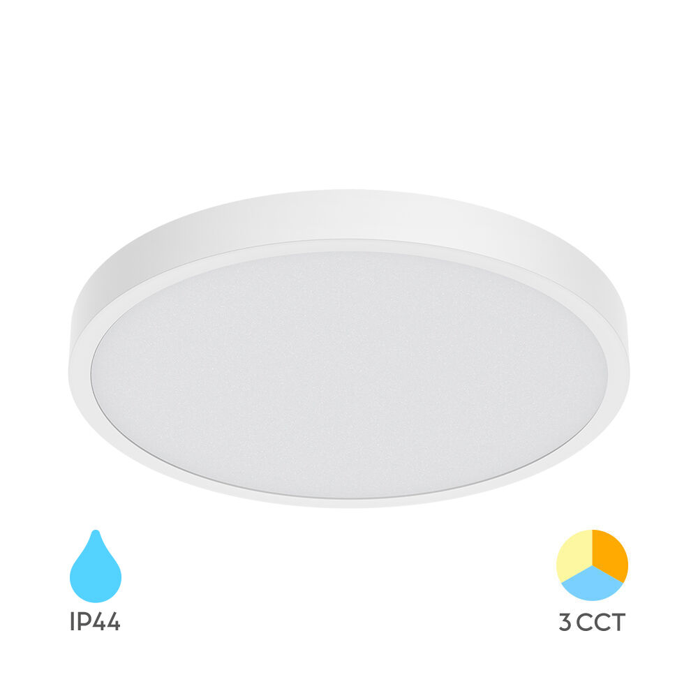 BRY-JADE-F-RND-20W-3IN1-WHT-IP44-CEILING LIGHT - 1