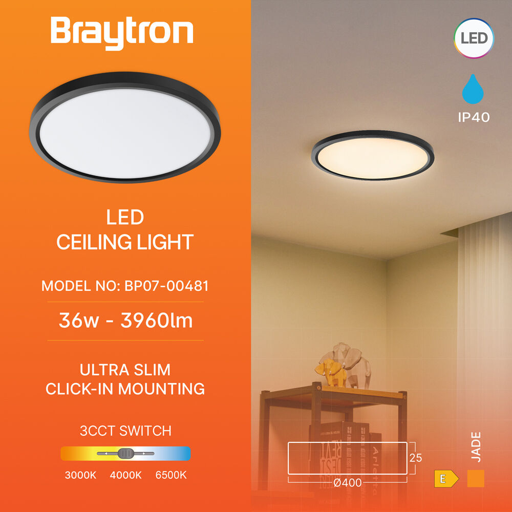 BRY-JADE-SLR-BLC-RND-36W-3IN1-CEILING LIGHT - 3