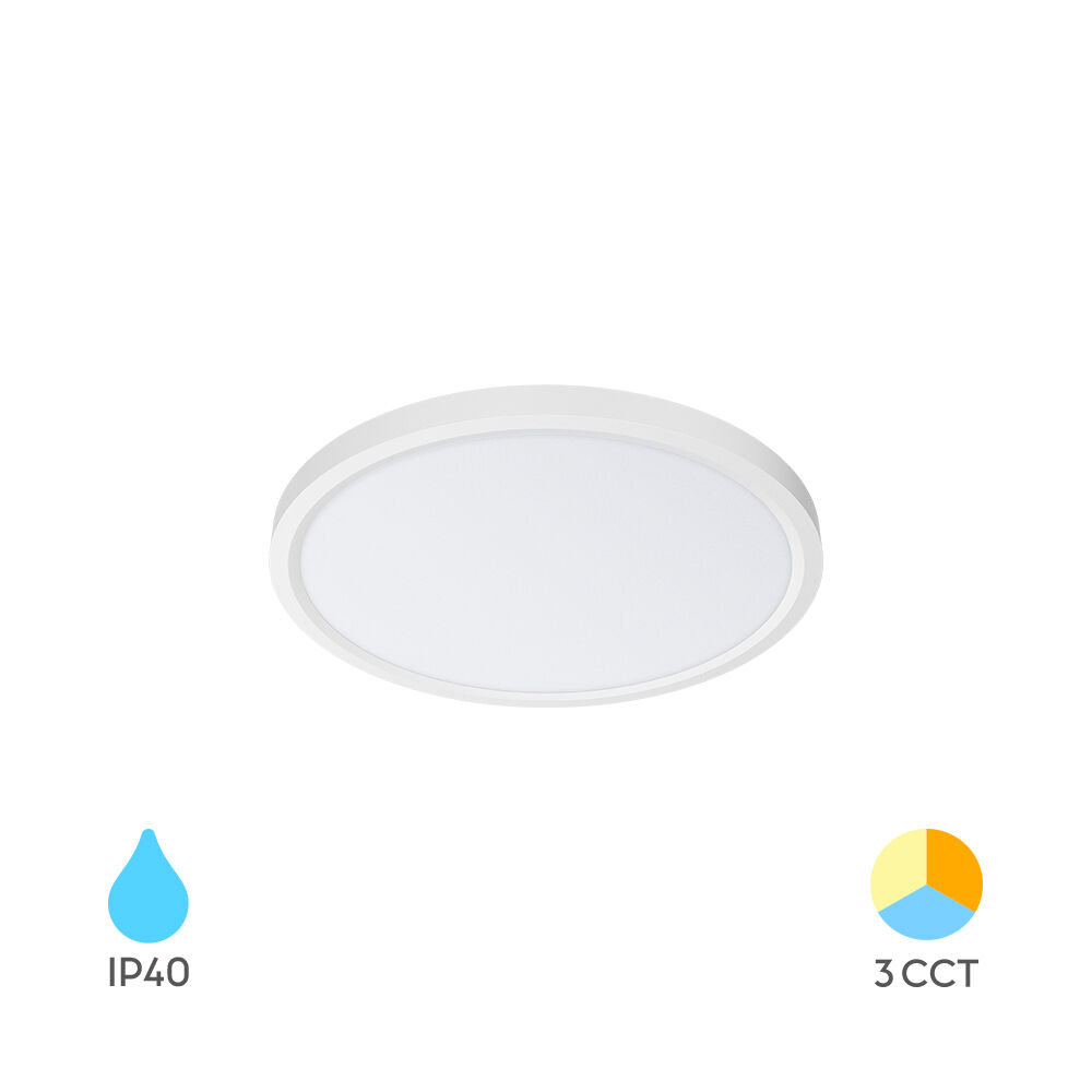 BRY-JADE-SLR-WHT-RND-20W-3IN1-CEILING LIGHT - 1