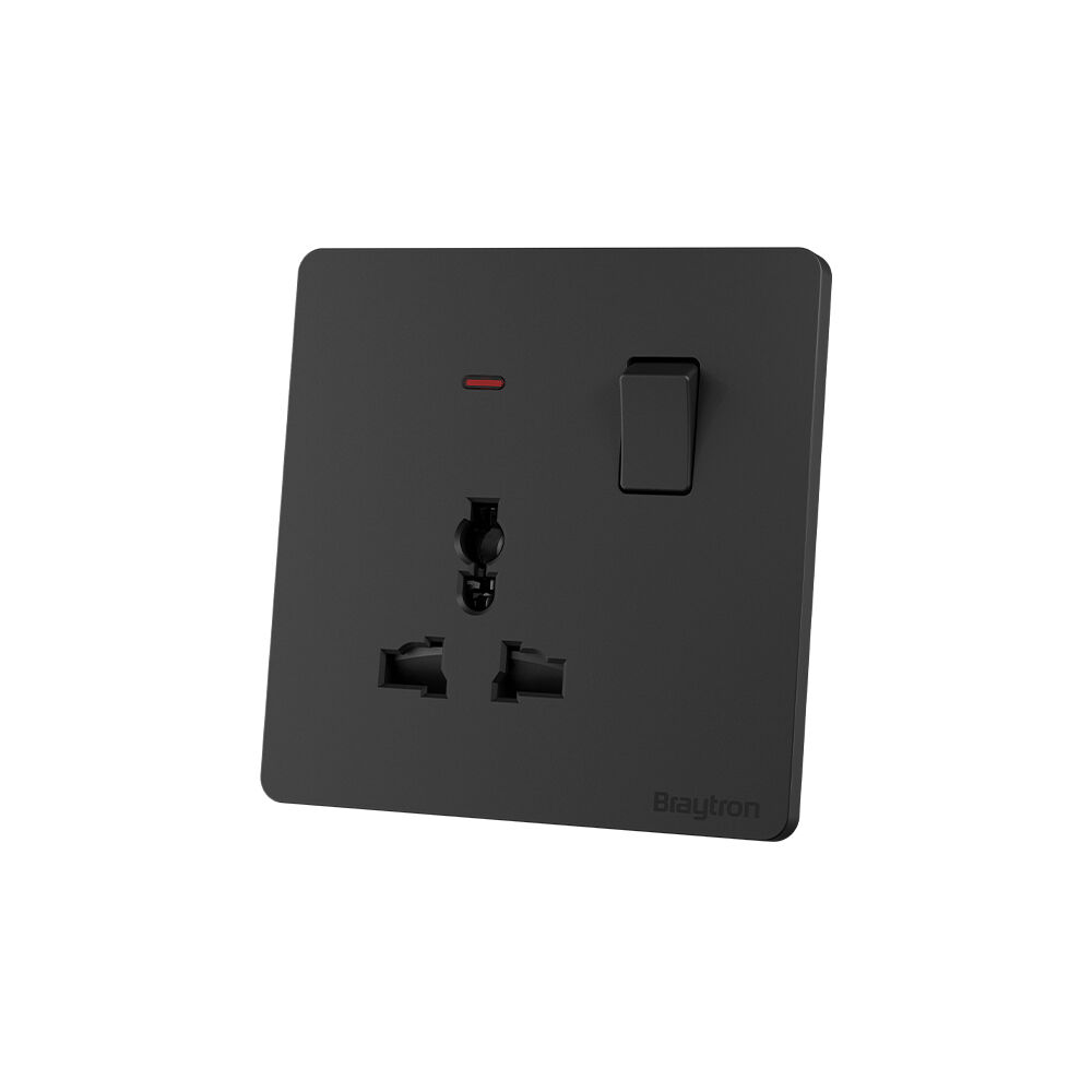 BRY-LENA-UN-1G-16A-BLC-SOCKET - 2
