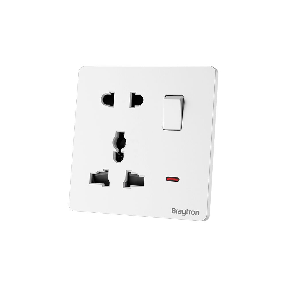 BRY-LENA-UN-1G-16A-WHT-SOCKET - 1