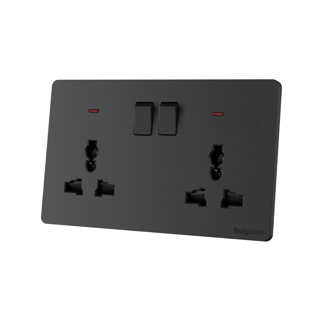 BRY-LENA-UN-2G-13A-BLC-SOCKET - 2