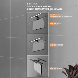 BRY-LILY-A-600-12W-3IN1-BLC-IP44 MIRROR LAMP - 8
