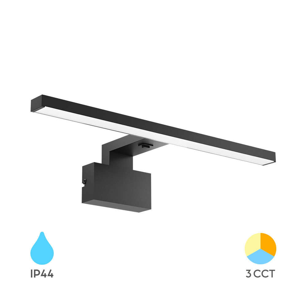 BRY-LILY-A-600-12W-3IN1-BLC-IP44 MIRROR LAMP - 1