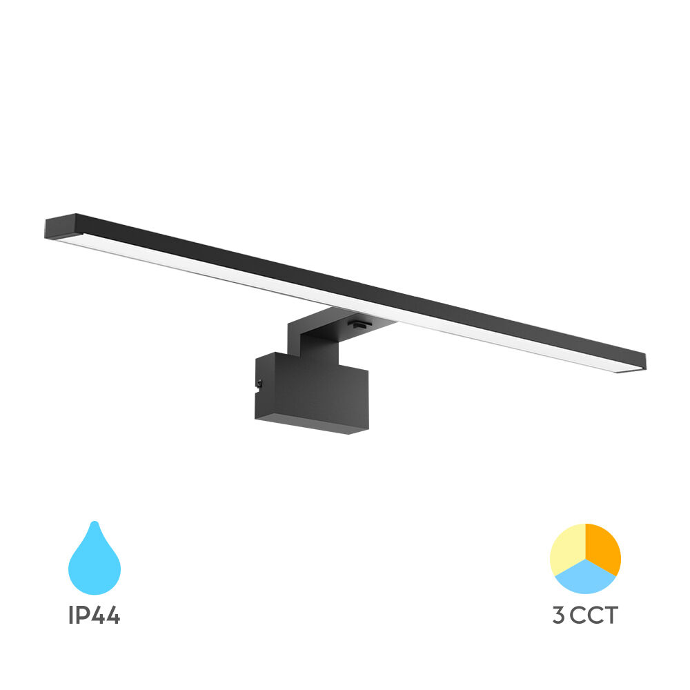 BRY-LILY-A-600-12W-3IN1-BLC-IP44 MIRROR LAMP - 1