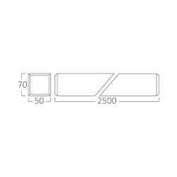 BRY-LINEA-5070-2.5MT-75W-WHT-3000K-LINEAR LIGHT - 6