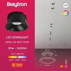 BRY-LINEX-CD30-30W-3IN1-BLC-LED DOWNLIGHT - 3