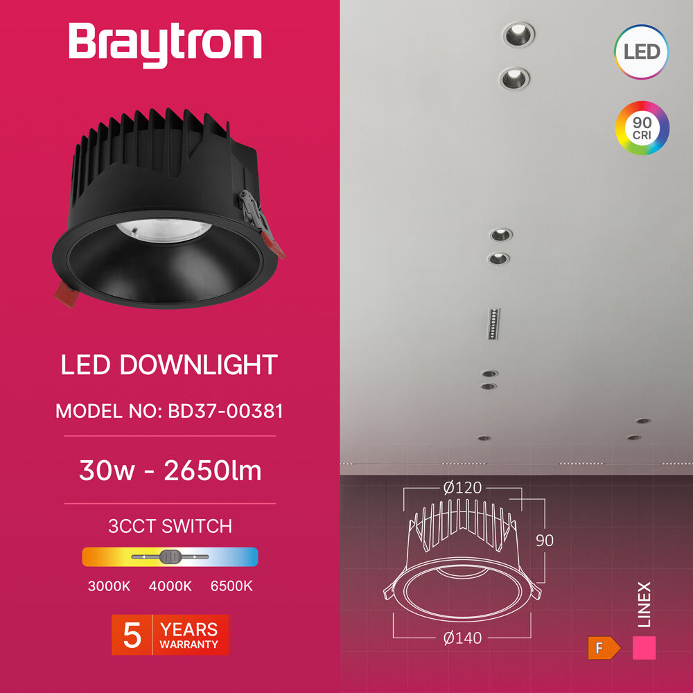 BRY-LINEX-CD30-30W-3IN1-BLC-LED DOWNLIGHT - 3