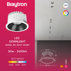 BRY-LINEX-CD30-30W-3IN1-WHT-LED DOWNLIGHT - 3