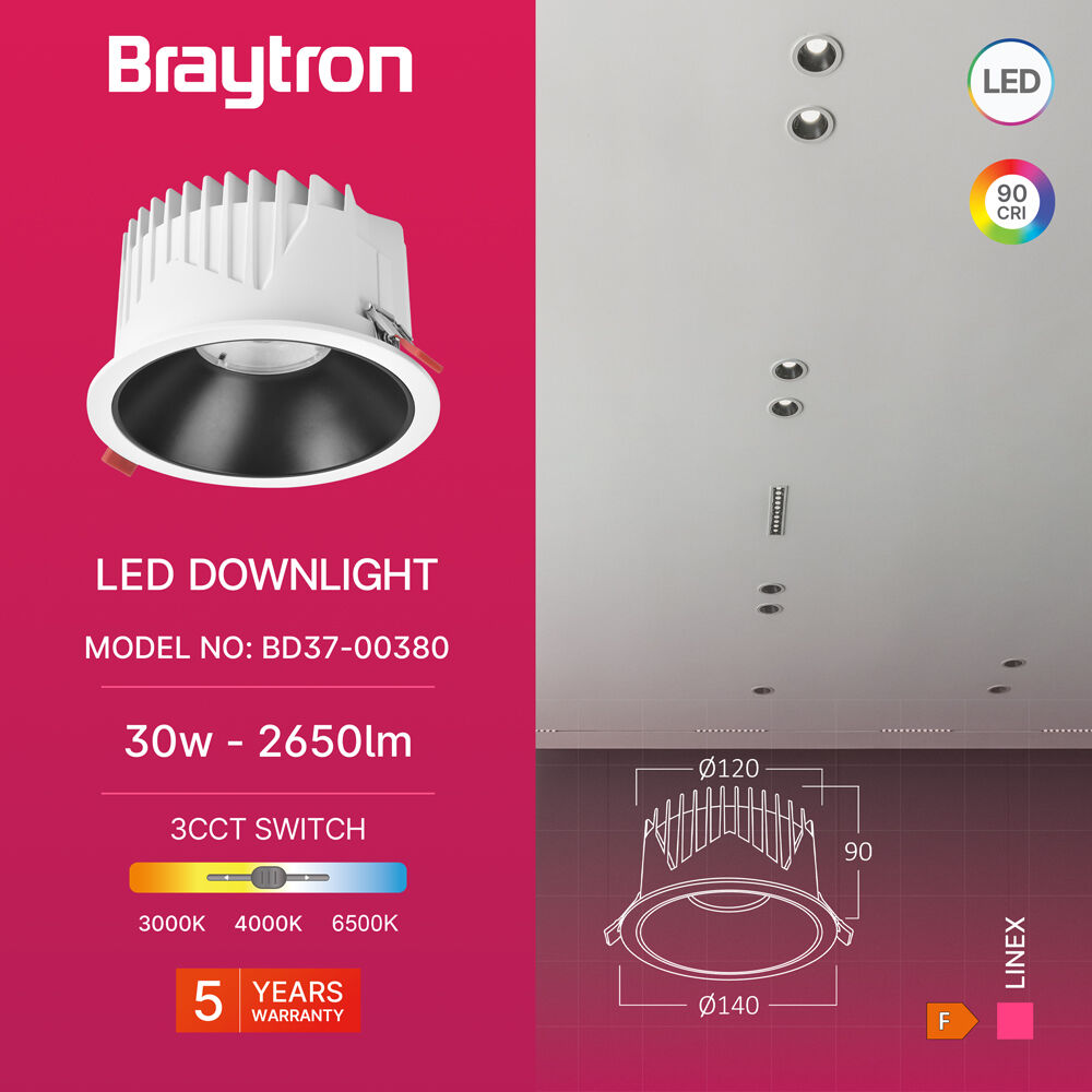 BRY-LINEX-CD30-30W-3IN1-WHT-LED DOWNLIGHT - 3