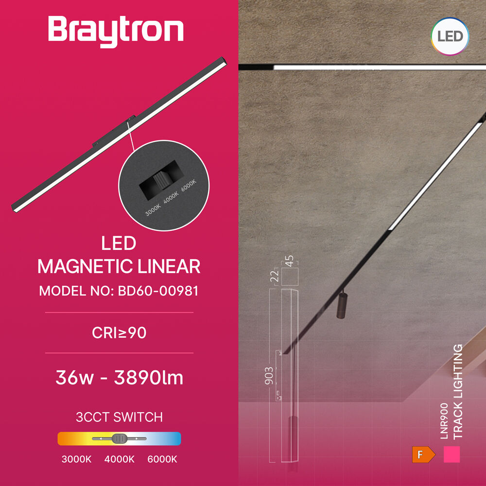 BRY-LNR900-36W-48VDC-3IN1-BLC-MAG. LINEAR - 3