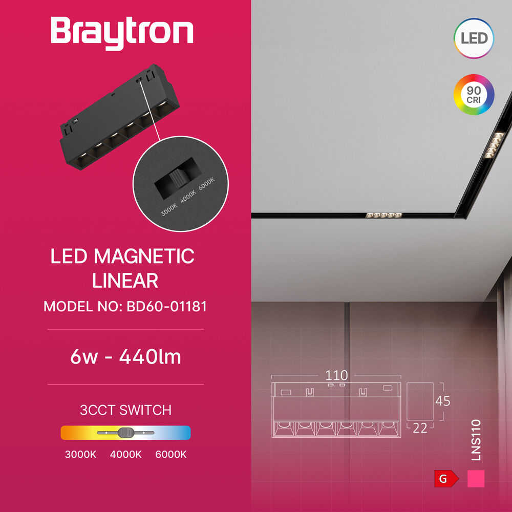 BRY-LNS110-6W-48VDC-3IN1-BLC-MAG. LINEAR - 3