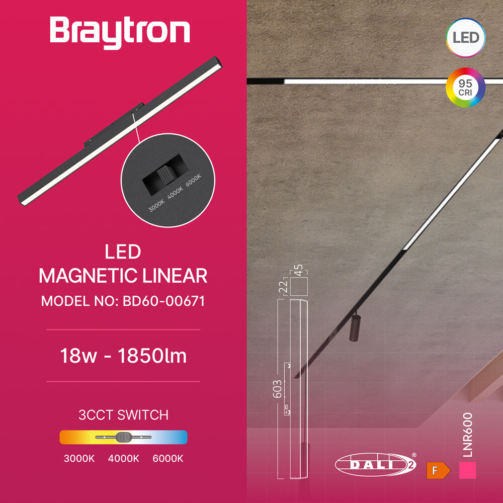 BRY-M20-DALI.2-LNR600-18W-48VDC-3IN1-BLC-MAG. LINEAR - 3