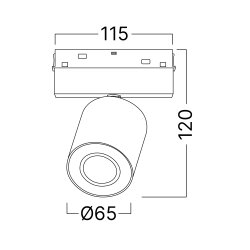 BRY-M20-SPK-10W-48VDC-BTH-BLC-MAG. SPEAKER - 10