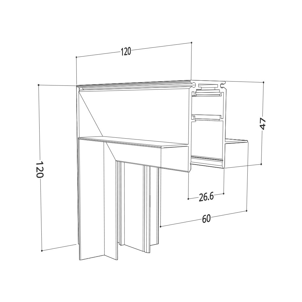 BRY-M20C-TR01-2-BLC-MAG.RAIL CORNER - 3