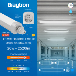 BRY-MULTILINE-A-0.6MT-25W-3IN1-3PW-IP65-WA.PROOF LIGHT - 3
