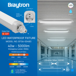 BRY-MULTILINE-A-1.2MT-KIT-50W-3IN1-3PW-IP65-WA.PROOF LIGHT - 3