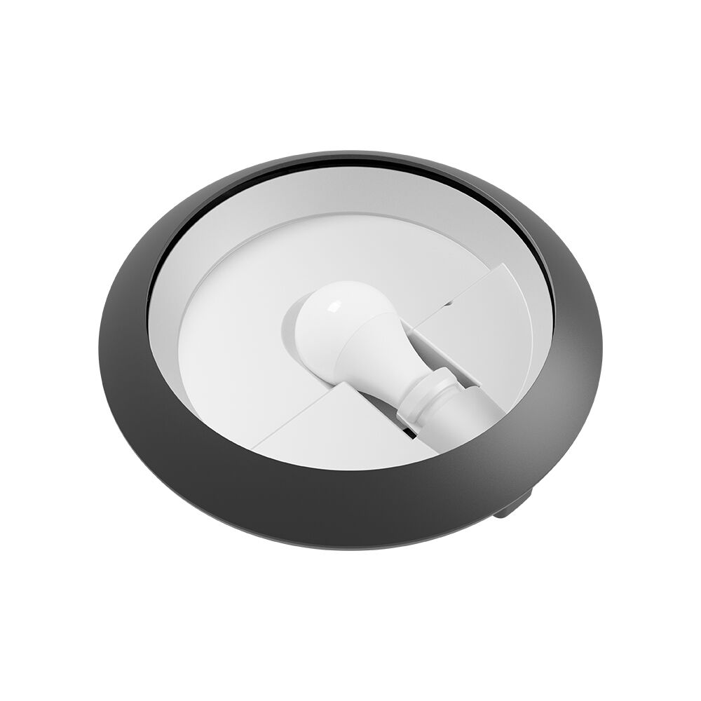 BRY-NAPOLI-D270-1xE27-PC-GRY-IP65-CEILING LIGHT - 6