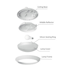 BRY-NAPOLI-D270-1xE27-PC-SNS-WHT-IP65-CEILING LIGH - 9