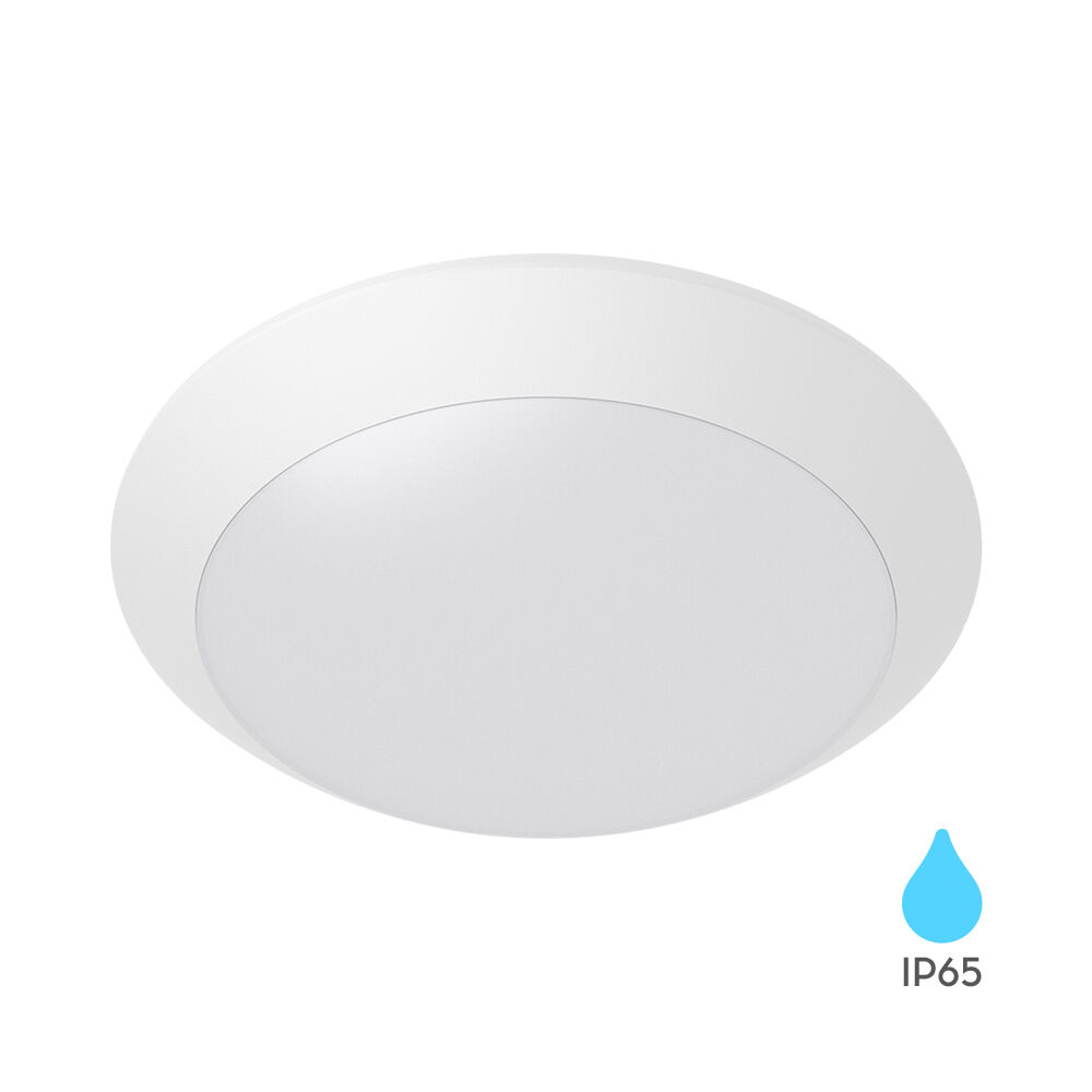 BRY-NAPOLI-D270-1xE27-PC-WHT-IP65-CEILING LIGHT - 1