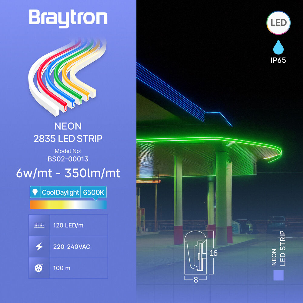 BRY-NEON-8x16-220V-6500K-NEON LED STRIP - 2