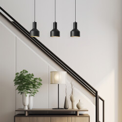 BRY-P001S-3H-3xE27-BLC-PENDANT LIGHT - (1)