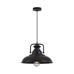 BRY-P002R-1H-1xE27-BLC-PENDANT LIGHT - 
