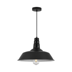 BRY-P003R-1H-1xE27-BLC-PENDANT LIGHT - 