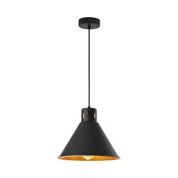 BRY-P006R-1H-1xE27-BLC-PENDANT LIGHT - 