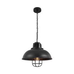 BRY-P006R-1H-1xE27-BLC-PENDANT LIGHT - 
