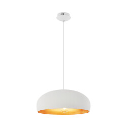 BRY-P007R-1H-1xE27-WHT-PENDANT LIGHT - 