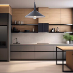 BRY-P009R-1H-1xE27-BLC-PENDANT LIGHT - (1)