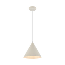 BRY-P010R-1H-1xE27-WHT-PENDANT LIGHT - 