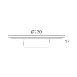 BRY-PALERMO-M-RND-BLC-12W-3000K-IP65-WALL LIGHT - 5