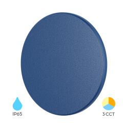 BRY-PALERMO-M-RND-BLUE-12W-3IN1-IP65-WALL LIGHT - 1